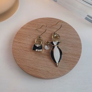 Jewel Umbrella and Purse Earrings